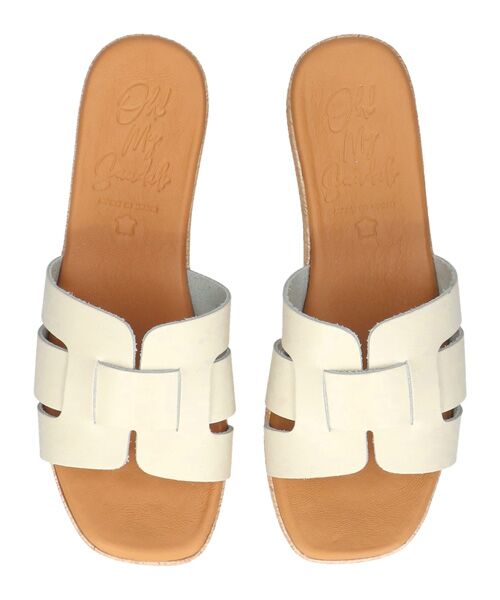 INTER-CHAUSSURES / インター ショシュール サンダル | 【Oh my Sandals】厚底レザースライドサンダル | 詳細6