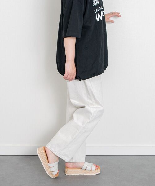 INTER-CHAUSSURES / インター ショシュール サンダル | 【Oh my Sandals】厚底レザースライドサンダル | 詳細9