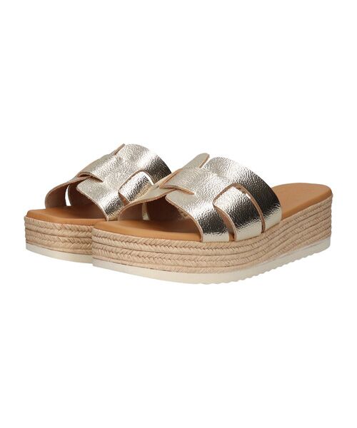 INTER-CHAUSSURES / インター ショシュール サンダル | 【Oh my Sandals】厚底レザースライドサンダル | 詳細19