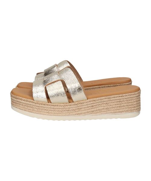 INTER-CHAUSSURES / インター ショシュール サンダル | 【Oh my Sandals】厚底レザースライドサンダル | 詳細20