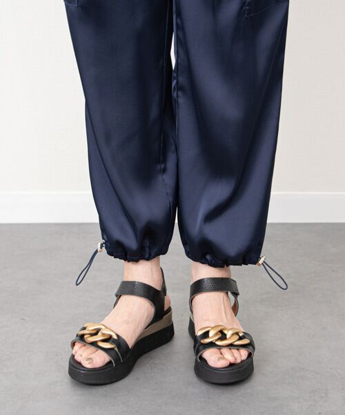 INTER-CHAUSSURES / インター ショシュール サンダル | 【Oh my Sandals】メタルオーナメント厚底サンダル | 詳細8