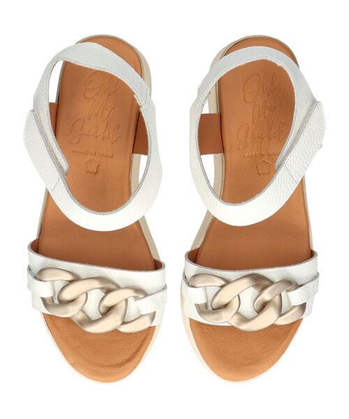 INTER-CHAUSSURES / インター ショシュール サンダル | 【Oh my Sandals】メタルオーナメント厚底サンダル | 詳細14