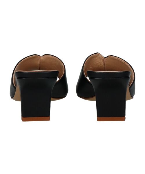 INTER-CHAUSSURES / インター ショシュール サンダル | 【FABIO RUSCONI】スクエアトウセンターシームミュール | 詳細4