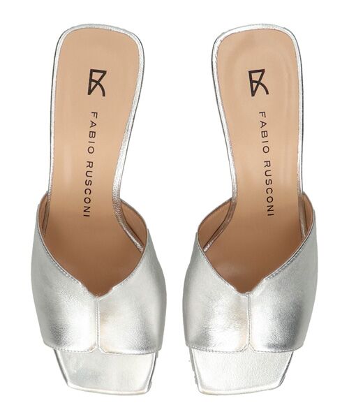 INTER-CHAUSSURES / インター ショシュール サンダル | 【FABIO RUSCONI】スクエアトウセンターシームミュール | 詳細10