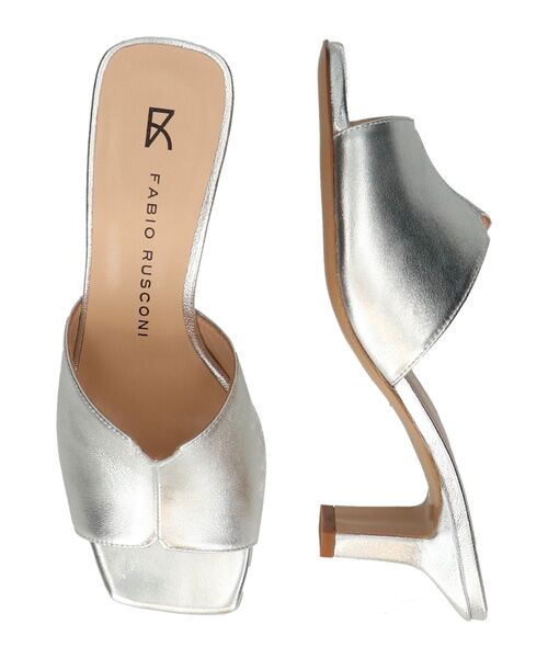 INTER-CHAUSSURES / インター ショシュール サンダル | 【FABIO RUSCONI】スクエアトウセンターシームミュール | 詳細11