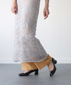 INTER-CHAUSSURES / インター ショシュール パンプス | 【INTER-CHAUSSURES】スクエアトウプレーンパンプス