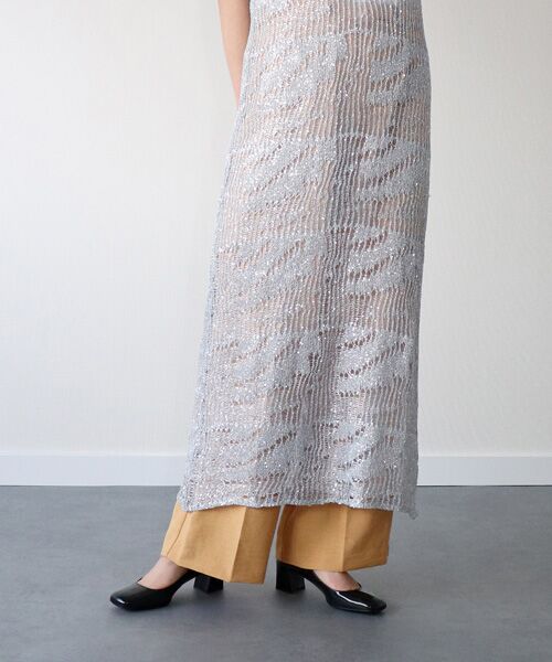 INTER-CHAUSSURES / インター ショシュール パンプス | 【INTER-CHAUSSURES】スクエアトウプレーンパンプス | 詳細9