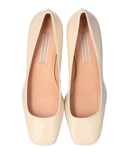INTER-CHAUSSURES / インター ショシュール パンプス | 【INTER-CHAUSSURES】スクエアトウプレーンパンプス | 詳細13