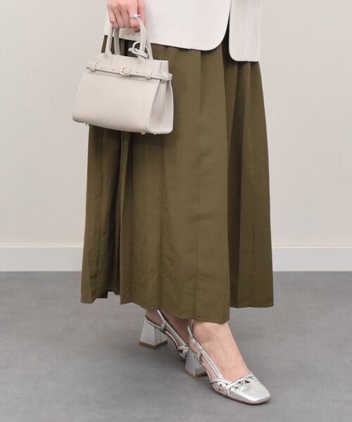 INTER-CHAUSSURES / インター ショシュール パンプス | 【INTER-CHAUSSURES】スクエアトウチャンキーヒールバックバンド | 詳細17