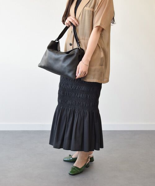 INTER-CHAUSSURES / インター ショシュール パンプス | 【INTER-CHAUSSURES】スクエアトウチャンキーヒールバックバンド | 詳細23