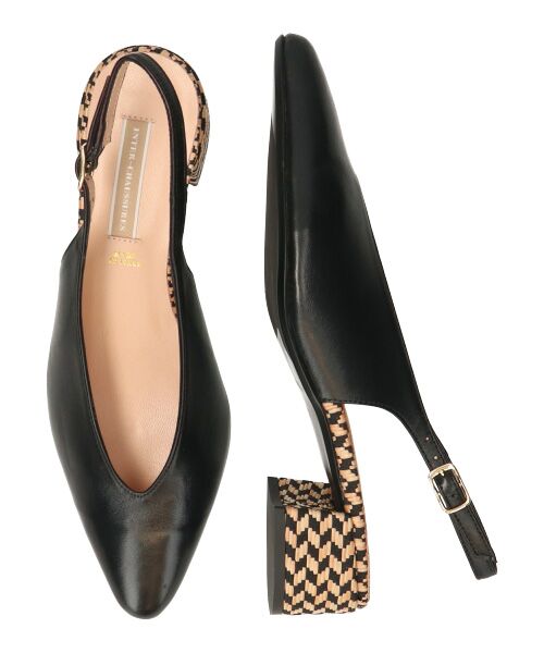 INTER-CHAUSSURES / インター ショシュール パンプス | 【INTER-CHAUSSURES】ポインテッドトウVカットバックバンド | 詳細7