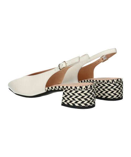 INTER-CHAUSSURES / インター ショシュール パンプス | 【INTER-CHAUSSURES】ポインテッドトウVカットバックバンド | 詳細12