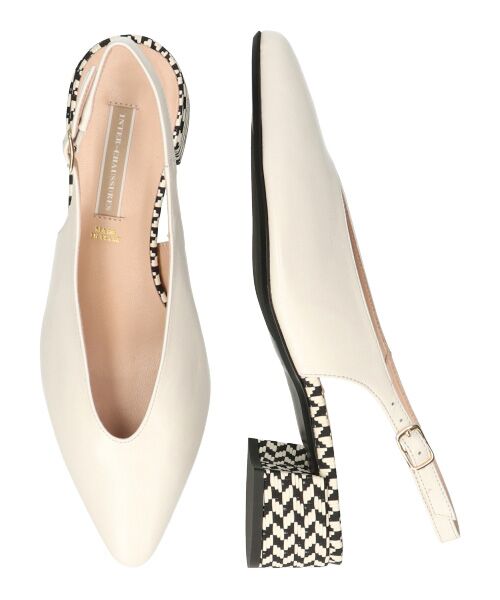 INTER-CHAUSSURES / インター ショシュール パンプス | 【INTER-CHAUSSURES】ポインテッドトウVカットバックバンド | 詳細16