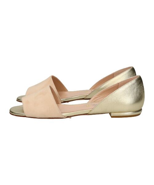 INTER-CHAUSSURES / インター ショシュール パンプス | 【INTER-CHAUSSURES】異素材コンビオープントウパンプス | 詳細2