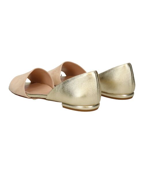 INTER-CHAUSSURES / インター ショシュール パンプス | 【INTER-CHAUSSURES】異素材コンビオープントウパンプス | 詳細3