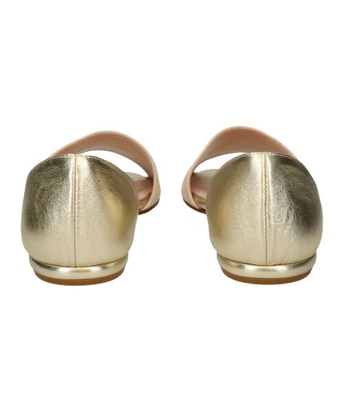 INTER-CHAUSSURES / インター ショシュール パンプス | 【INTER-CHAUSSURES】異素材コンビオープントウパンプス | 詳細4