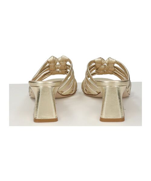 INTER-CHAUSSURES / インター ショシュール サンダル | 【INTER-CHAUSSURES】ラウンドトウノットミュールサンダル | 詳細4