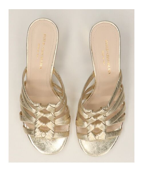 INTER-CHAUSSURES / インター ショシュール サンダル | 【INTER-CHAUSSURES】ラウンドトウノットミュールサンダル | 詳細5