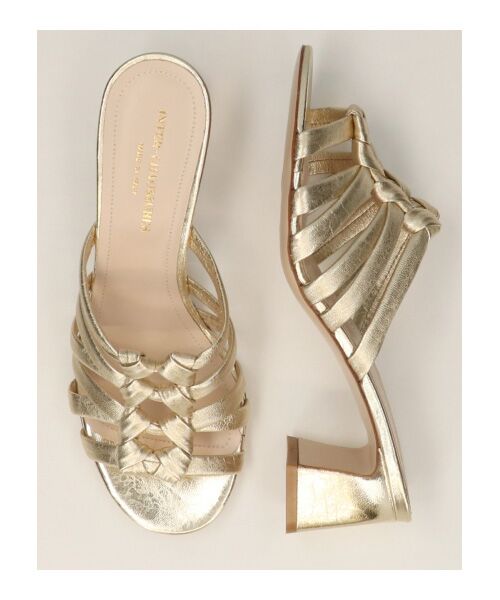 INTER-CHAUSSURES / インター ショシュール サンダル | 【INTER-CHAUSSURES】ラウンドトウノットミュールサンダル | 詳細7