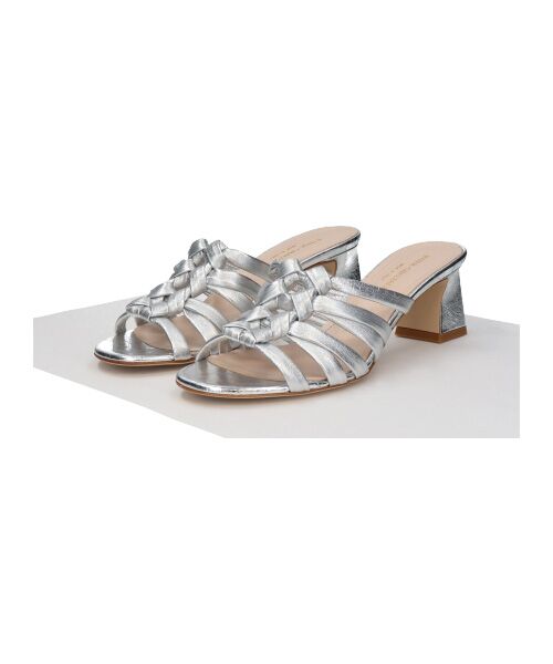 INTER-CHAUSSURES / インター ショシュール サンダル | 【INTER-CHAUSSURES】ラウンドトウノットミュールサンダル | 詳細10