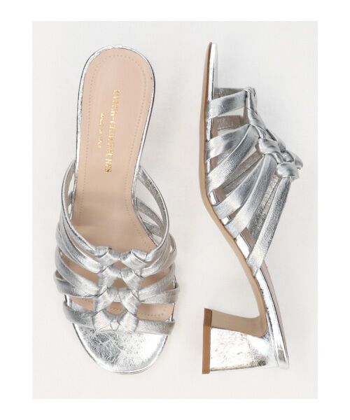 INTER-CHAUSSURES / インター ショシュール サンダル | 【INTER-CHAUSSURES】ラウンドトウノットミュールサンダル | 詳細16