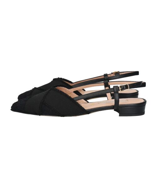 INTER-CHAUSSURES / インター ショシュール パンプス | 【INTER-CHAUSSURES】ポインテッドトウローヒールバックバンド | 詳細1