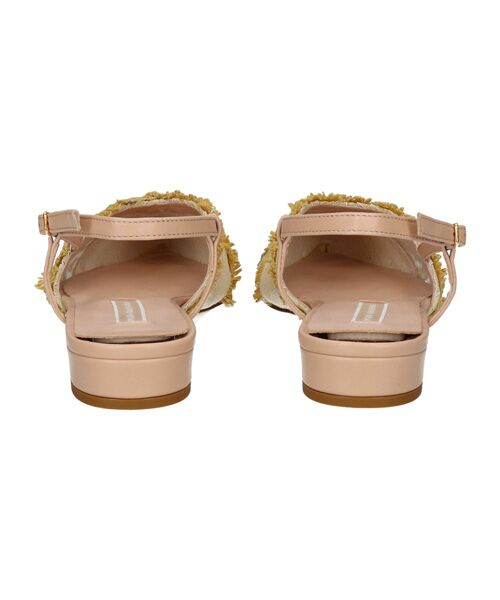 INTER-CHAUSSURES / インター ショシュール パンプス | 【INTER-CHAUSSURES】ポインテッドトウローヒールバックバンド | 詳細9