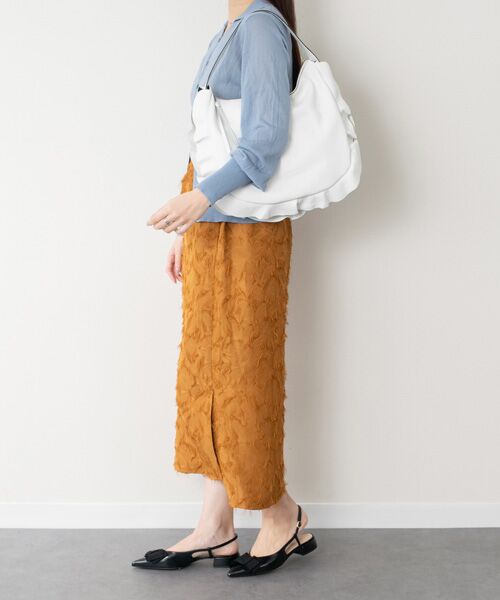 INTER-CHAUSSURES / インター ショシュール パンプス | 【INTER-CHAUSSURES】リボンバックバンドポインテッドパンプス | 詳細9