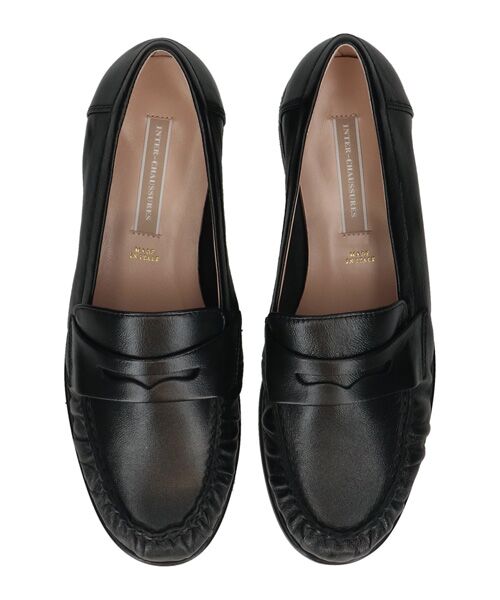 INTER-CHAUSSURES / インター ショシュール ビジネス・ドレスシューズ | 【INTER-CHAUSSURES】ラウンドトウフラットローファー | 詳細4