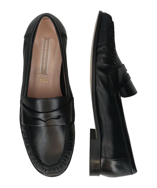 INTER-CHAUSSURES / インター ショシュール ビジネス・ドレスシューズ | 【INTER-CHAUSSURES】ラウンドトウフラットローファー | 詳細6
