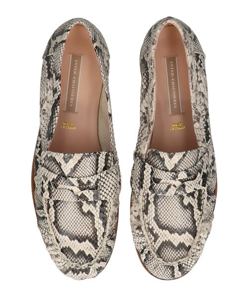 INTER-CHAUSSURES / インター ショシュール ビジネス・ドレスシューズ | 【INTER-CHAUSSURES】ラウンドトウフラットローファー | 詳細10