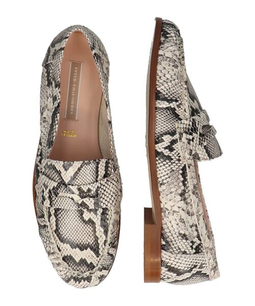 INTER-CHAUSSURES / インター ショシュール ビジネス・ドレスシューズ | 【INTER-CHAUSSURES】ラウンドトウフラットローファー | 詳細12