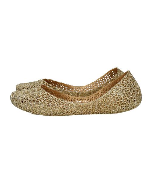 INTER-CHAUSSURES / インター ショシュール フラットシューズ | 【Melissa】PVCバレエシューズ（ゴールド）