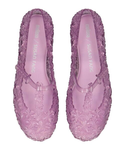 INTER-CHAUSSURES / インター ショシュール フラットシューズ | 【Melissa】TストラップPVCバレエ（ラベンダー）