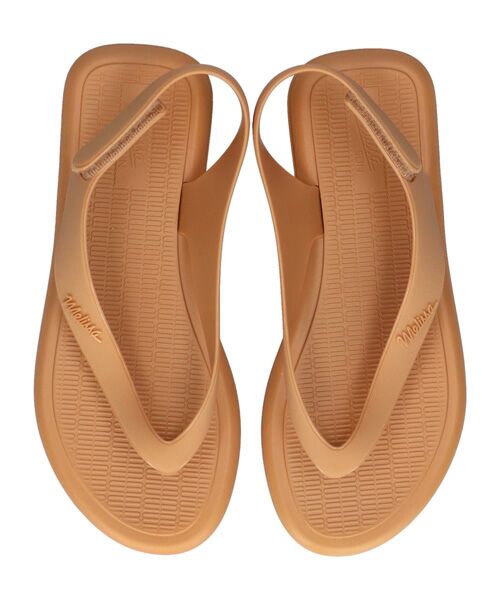 INTER-CHAUSSURES / インター ショシュール サンダル | 【Melissa】PVCフラットトングサンダル(ブラウン)