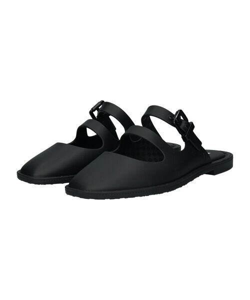 INTER-CHAUSSURES / インター ショシュール サンダル | 【Melissa】PVCダブルストラップミュールサンダル | 詳細1