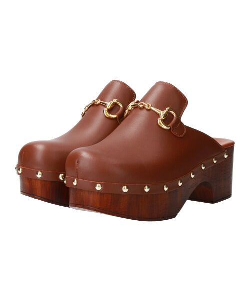 INTER-CHAUSSURES / インター ショシュール サンダル | 【CORSO ROMA，9】ビットサボミュール（ブラウン）