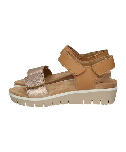 INTER-CHAUSSURES / インター ショシュール サンダル | 【IMAC】ラインストーンベルトフットベッドサンダル | 詳細1