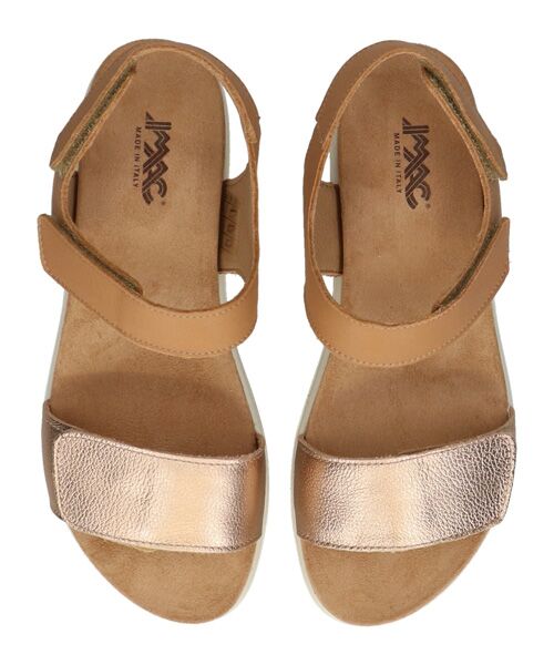 INTER-CHAUSSURES / インター ショシュール サンダル | 【IMAC】ラインストーンベルトフットベッドサンダル | 詳細4