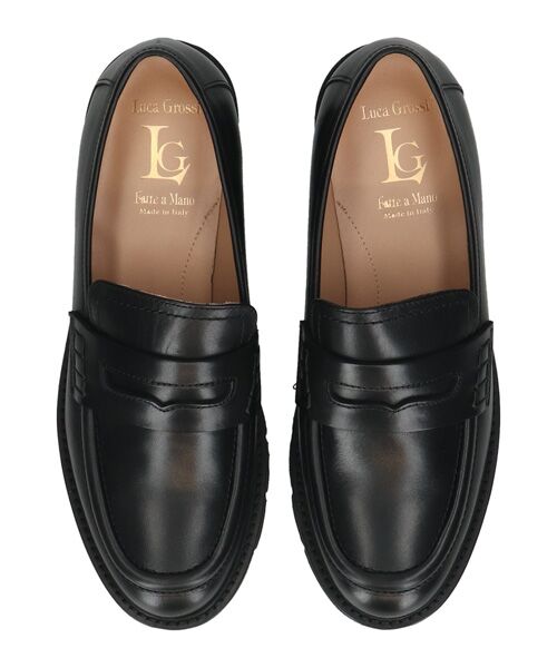 INTER-CHAUSSURES / インター ショシュール ビジネス・ドレスシューズ | 【LUCA GROSSI】ラウンドトウタンクソールローファー | 詳細4