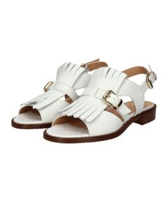 INTER-CHAUSSURES / インター ショシュール サンダル | 【LUCA GROSSI】ラウンドトウローヒールキルトバックバンド