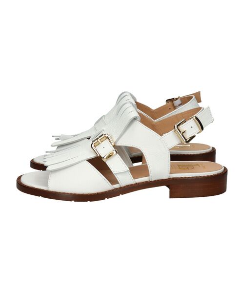 INTER-CHAUSSURES / インター ショシュール サンダル | 【LUCA GROSSI】ラウンドトウローヒールキルトバックバンド | 詳細1