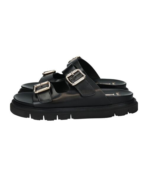 INTER-CHAUSSURES / インター ショシュール サンダル | 【LUCA GROSSI】フットベッドダブルベルトスライドサンダル | 詳細1