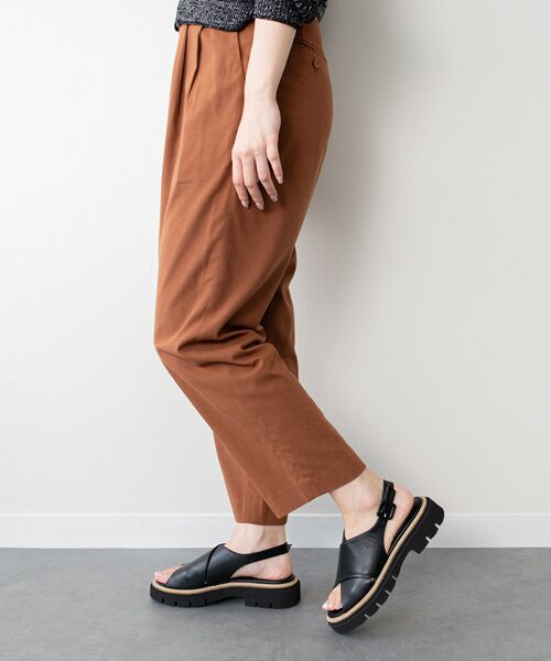 INTER-CHAUSSURES / インター ショシュール サンダル | 【LUCA GROSSI】厚底クロスベルトサンダル | 詳細8
