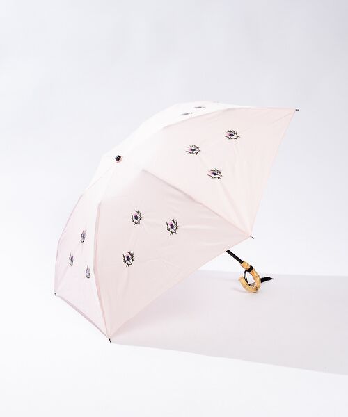 LOWELL Things / ロウェルシングス 傘 | ●トヌル/折傘（アザミ刺繍 | 詳細1