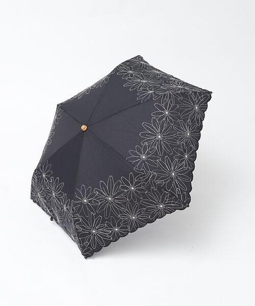LOWELL Things / ロウェルシングス 傘 | ●マーガレット裾刺繍　折り畳み傘 | 詳細2