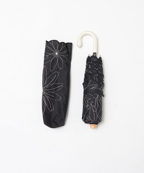 LOWELL Things / ロウェルシングス 傘 | ●マーガレット裾刺繍　折り畳み傘 | 詳細4