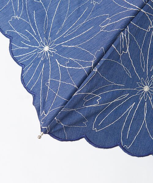 LOWELL Things / ロウェルシングス 傘 | ●マーガレット裾刺繍　折り畳み傘 | 詳細10