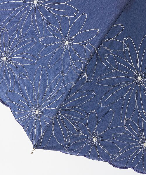 LOWELL Things / ロウェルシングス 傘 | 【晴雨兼用】長傘/マーガレット裾刺繍 | 詳細9