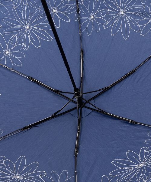 LOWELL Things / ロウェルシングス 傘 | 【晴雨兼用】★折りたたみ傘/マーガレット裾刺繍 | 詳細8